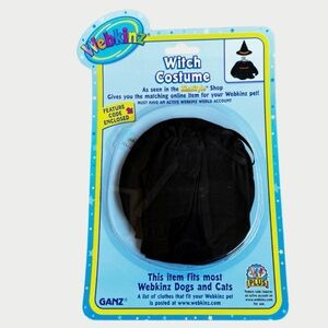 Webkinz Kinzstyle Shop Black Witch Halloween Costume